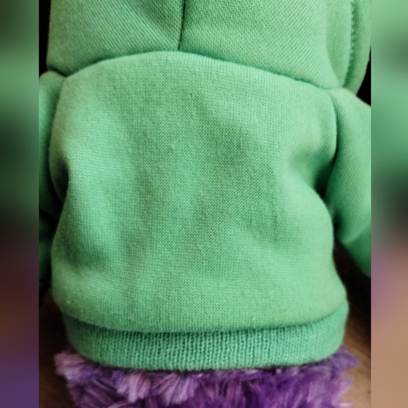 -The Petting Zoo Purple Hanging Monkey 1994 NASA Green Hoodie Plush 18in - Picture 11 of 16
